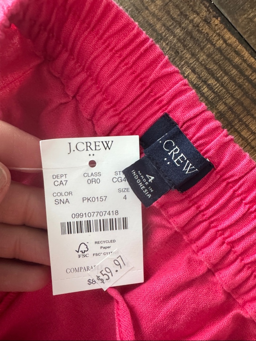 J Crew Linen Pants - Picture 3 of 4